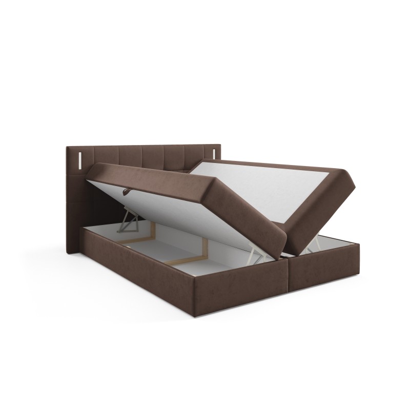 Valdi continental bed with sensory lighting, Fresh 4 fabric Valdi continental bed with sensory lighting, Fresh 4 fabric