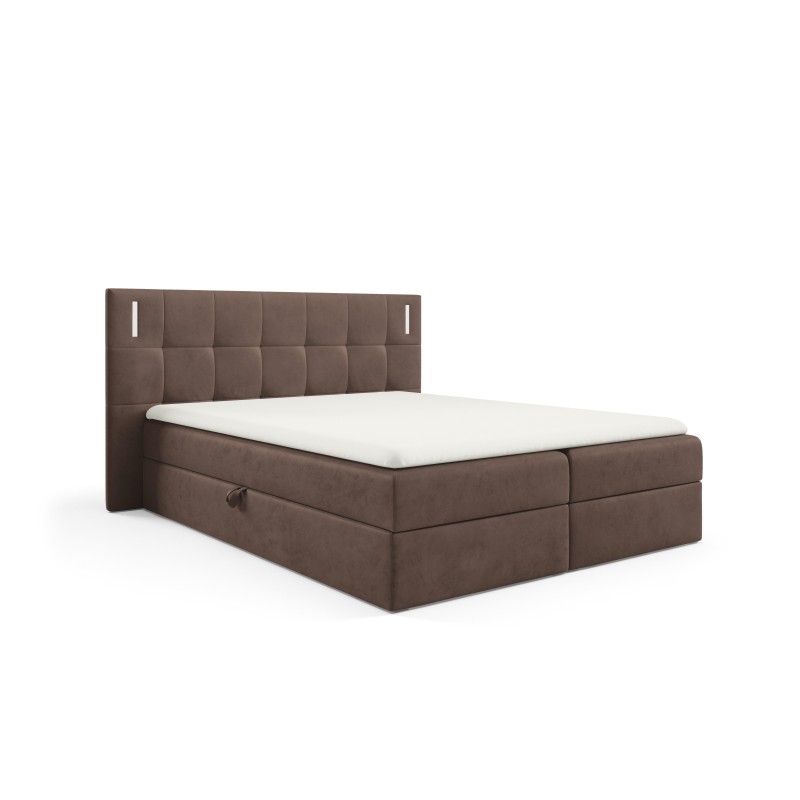 Valdi continental bed with sensory lighting, Fresh 4 fabric Valdi continental bed with sensory lighting, Fresh 4 fabric