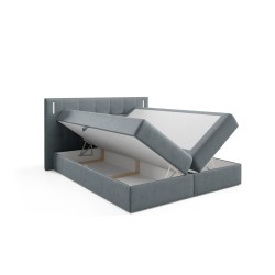 Valdi continental bed with sensory lighting, fabric Fresh 32 Valdi continental bed with sensory lighting, fabric Fresh 32
