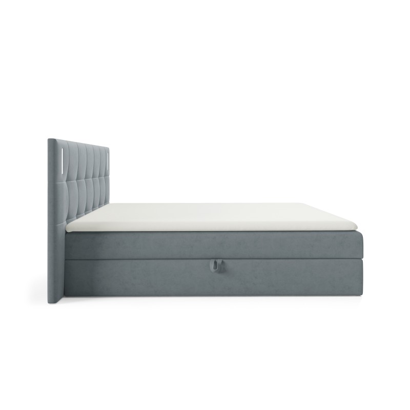Valdi continental bed with sensory lighting, fabric Fresh 32 Valdi continental bed with sensory lighting, fabric Fresh 32