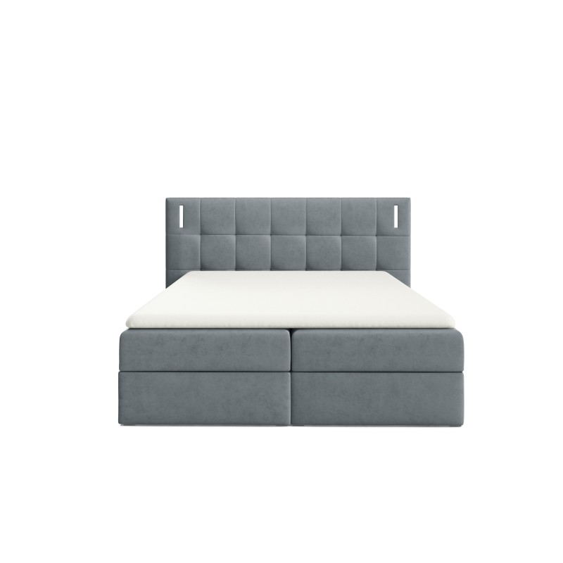 Valdi continental bed with sensory lighting, fabric Fresh 32 Valdi continental bed with sensory lighting, fabric Fresh 32