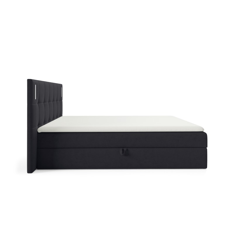 Valdi continental bed with sensory lighting in Fresh 17 fabric Valdi continental bed with sensory lighting in Fresh 17 fabric