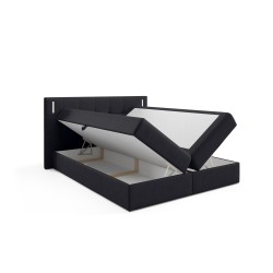 Valdi continental bed with sensory lighting in Fresh 17 fabric Valdi continental bed with sensory lighting in Fresh 17 fabric