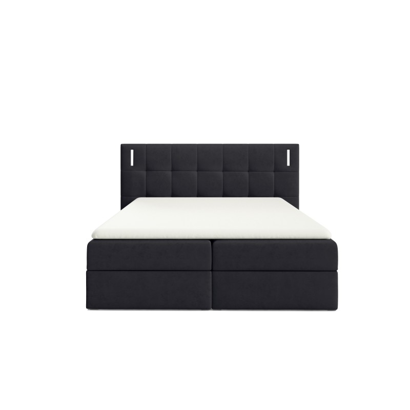 Valdi continental bed with sensory lighting in Fresh 17 fabric Valdi continental bed with sensory lighting in Fresh 17 fabric