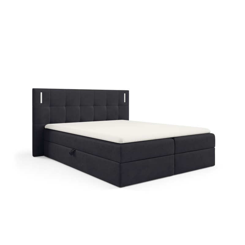 Valdi continental bed with sensory lighting in Fresh 17 fabric Valdi continental bed with sensory lighting in Fresh 17 fabric