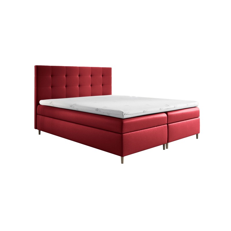 Tivaro continental bed with bedding storage in Soft 10 fabric Tivaro continental bed with bedding storage in Soft 10 fabric