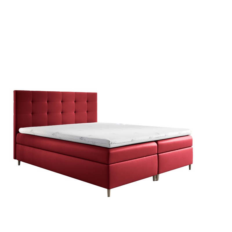 Tivaro continental bed with bedding storage in Soft 10 fabric Tivaro continental bed with bedding storage in Soft 10 fabric