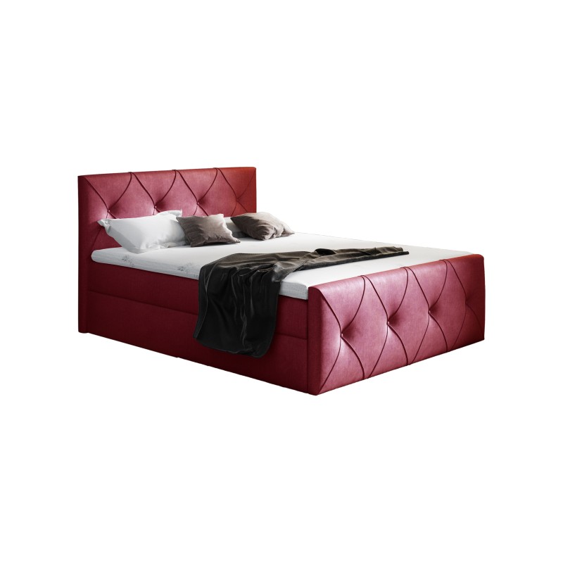 Virox Lux continental bed with a bedding storage compartment, fabric Monolith 59 Virox Lux continental bed with a bedding storage compartment, fabric Monolith 59