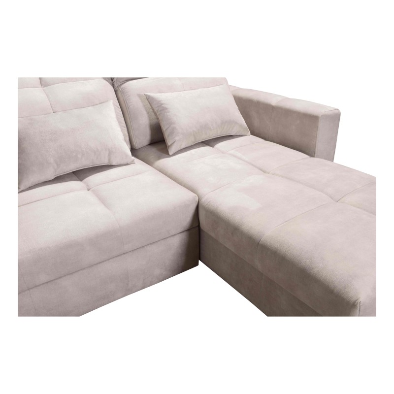 Luxury Zeni Corner Sofa with Sleeping Function in Velvet Fabric, Wave 1 | Your Place for Comfort Luxury Zeni Corner Sofa with Sleeping Function in Velvet Fabric, Wave 1 | Your Place for Comfort