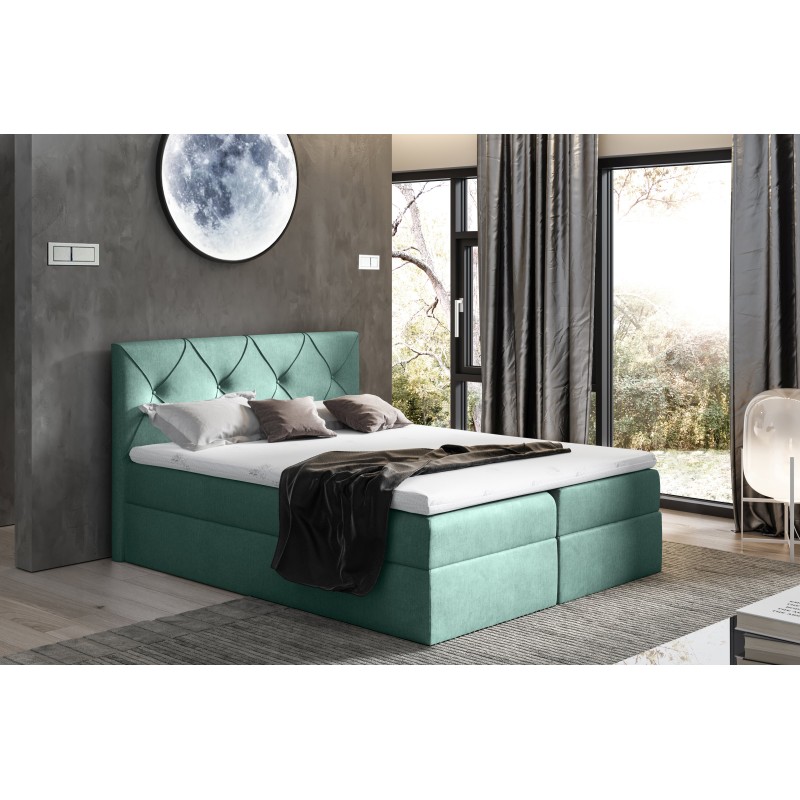 Continental bed Virox with bedding storage fabric Fancy 36 Continental bed Virox with bedding storage fabric Fancy 36