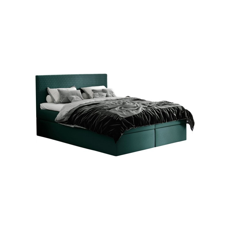 Nolivo continental bed with storage for bedding, fabric Riviera 38 Nolivo continental bed with storage for bedding, fabric Riviera 38