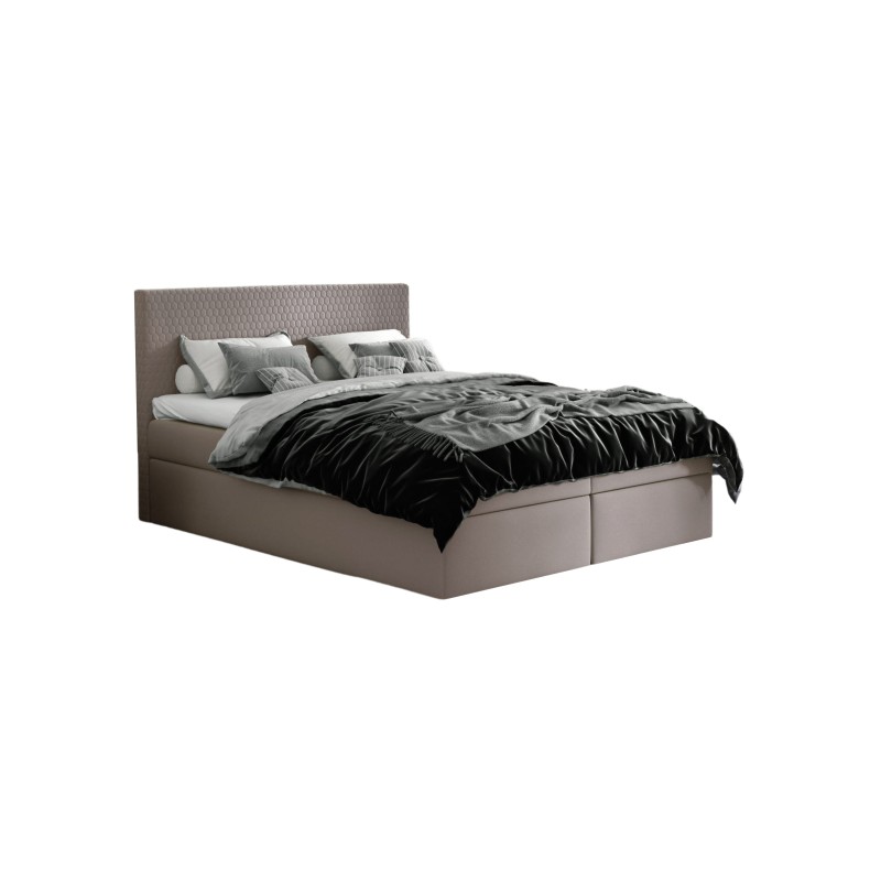 Nolivo continental bed with a storage compartment for bedding, fabric Riviera 16 Nolivo continental bed with a storage compartment for bedding, fabric Riviera 16