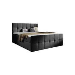 Aurevo continental bed with a storage container for bedding, fabric Inari 100 Aurevo continental bed with a storage container for bedding, fabric Inari 100