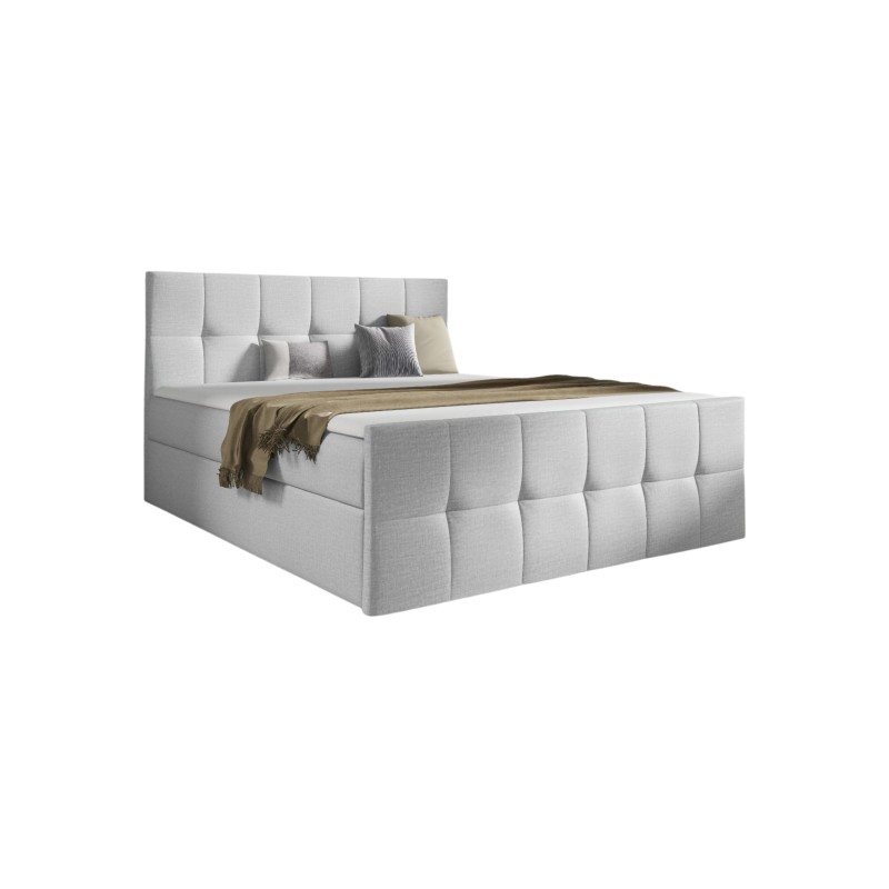 Aurevo continental bed with a bedding container, fabric Fancy 85 Aurevo continental bed with a bedding container, fabric Fancy 85