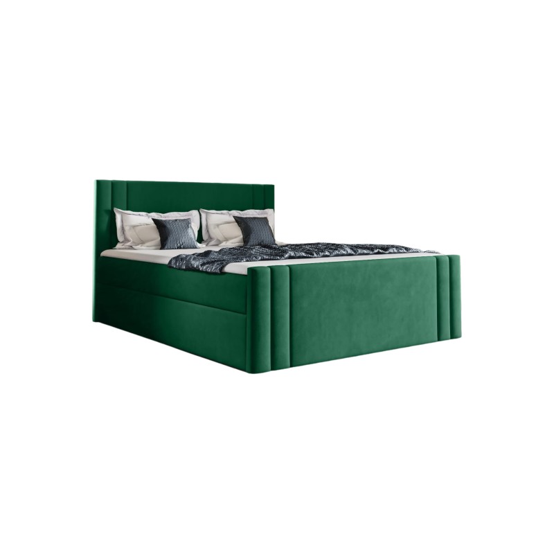 Kontinentalbett Sovo mit Bettkasten Stoff Amor Velvet 4311 Kontinentalbett Sovo mit Bettkasten Stoff Amor Velvet 4311