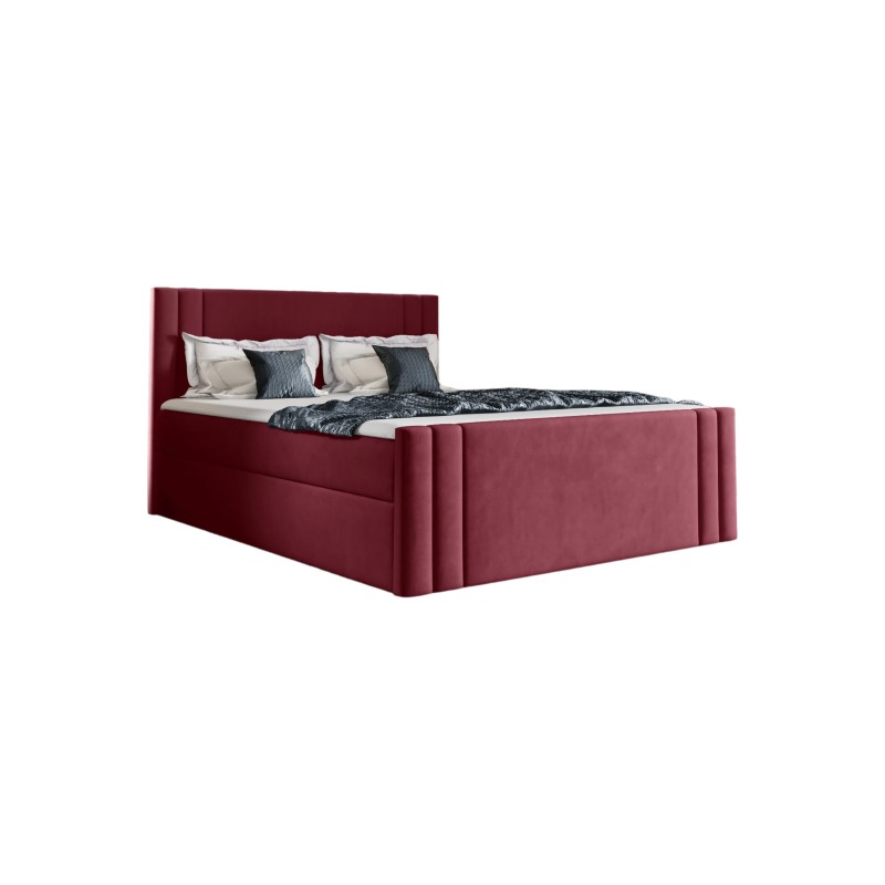 Kontinentalbett Sovo mit Bettkasten Stoff Amor Velvet 4307 Kontinentalbett Sovo mit Bettkasten Stoff Amor Velvet 4307