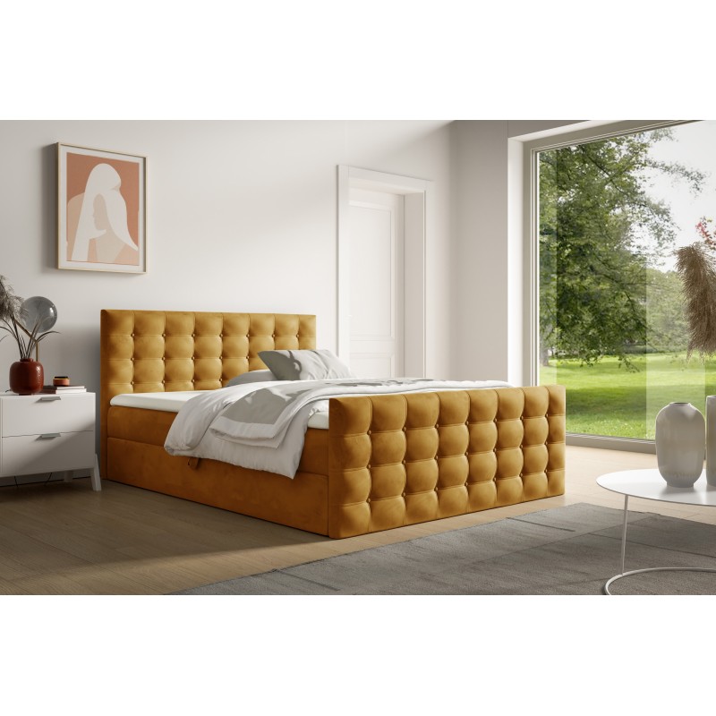 Continental bed Evano Decorative quilting and bedding storage Monolith 48 fabric