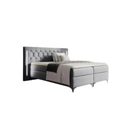 Kontinentalbett Arius Ziersteppungen mit LED-Beleuchtung am Kopfteil Stoff Fresh 32 Kontinentalbett Arius Ziersteppungen mit LED-Beleuchtung am Kopfteil Stoff Fresh 32
