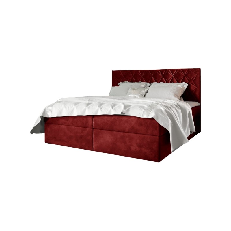 Zendo VII continental bed with a bedding container, fabric Fresh 8 Zendo VII continental bed with a bedding container, fabric Fresh 8