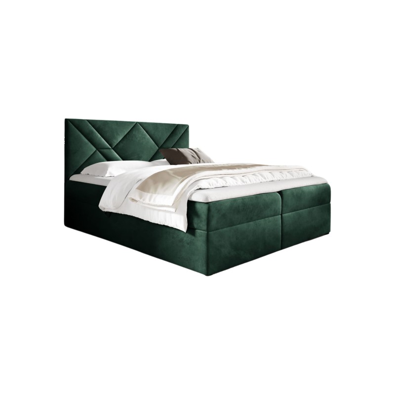 Zendo VI continental bed with bedding storage, fabric Fresh 13 Zendo VI continental bed with bedding storage, fabric Fresh 13