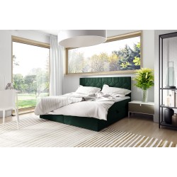 Kontinentales Bett Zendo V mit Bettkasten Stoff Fresh 13