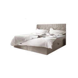 Continental bed Zendo V with bedding storage, fabric Fresh 2 Continental bed Zendo V with bedding storage, fabric Fresh 2