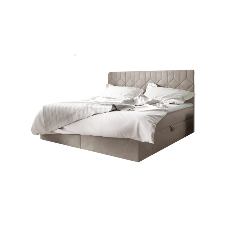 Continental bed Zendo V with bedding storage, fabric Fresh 2 Continental bed Zendo V with bedding storage, fabric Fresh 2