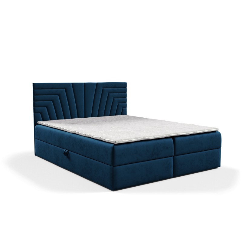 Zendo IV continental bed with a bedding container, fabric Fresh 11 Zendo IV continental bed with a bedding container, fabric Fresh 11