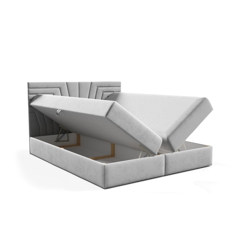 Zendo IV continental bed with a bedding container, fabric Fresh 11 Zendo IV continental bed with a bedding container, fabric Fresh 11