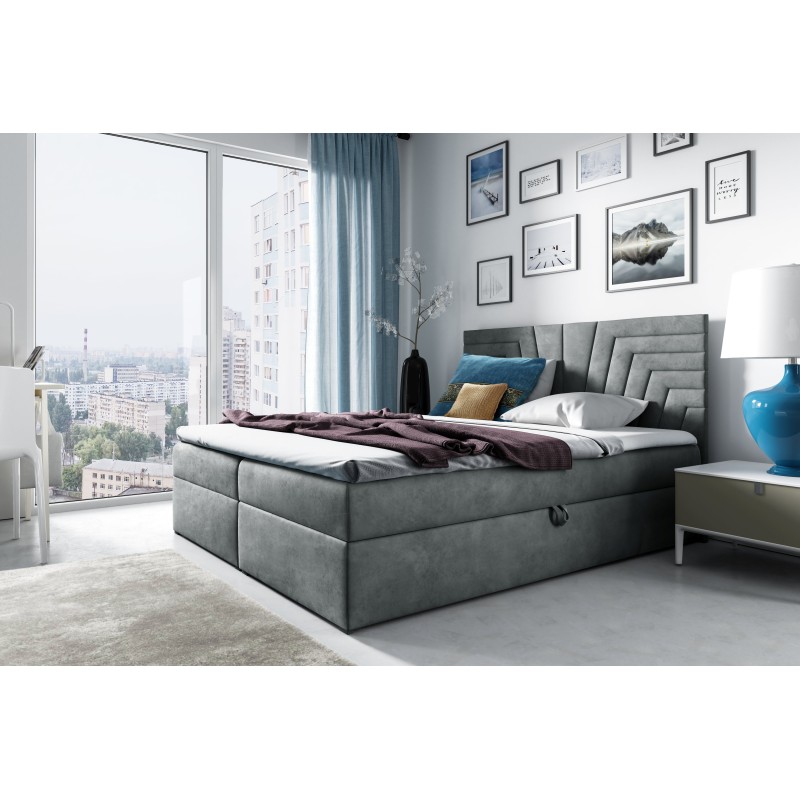 Kontinentalbett Zendo IV mit Bettkasten Stoff Fresh 32 Kontinentalbett Zendo IV mit Bettkasten Stoff Fresh 32