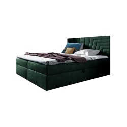 Zendo IV continental bed with bedding storage in Fresh 13 fabric Zendo IV continental bed with bedding storage in Fresh 13 fabric