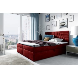 Cama continental Zendo IV con contenedor para ropa de cama tela Fresh 8