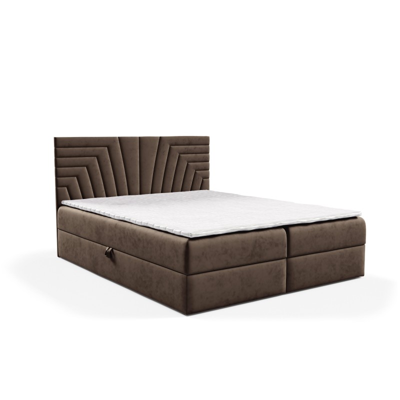 Zendo IV continental bed with a bedding storage container, fabric Fresh 4 Zendo IV continental bed with a bedding storage container, fabric Fresh 4