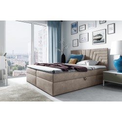 Continental bed Zendo IV with bedding storage fabric Fresh 2