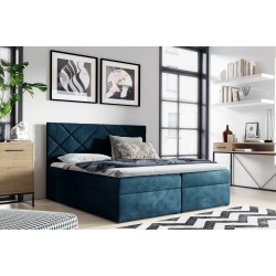 Zendo III continental bed with a bedding container, fabric Fresh 11