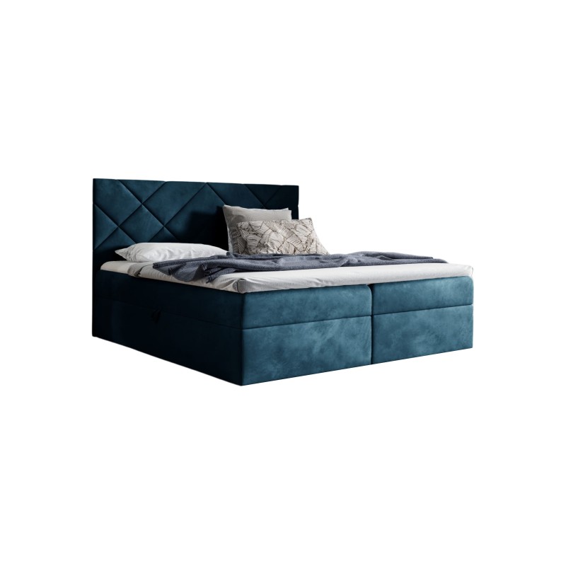 Zendo III continental bed with a bedding container, fabric Fresh 11 Zendo III continental bed with a bedding container, fabric Fresh 11