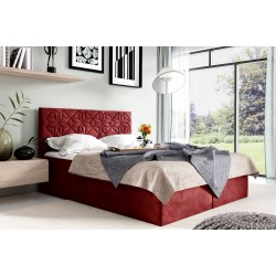 Cama continental Zendo con contenedor para ropa de cama, tela Fresh 8