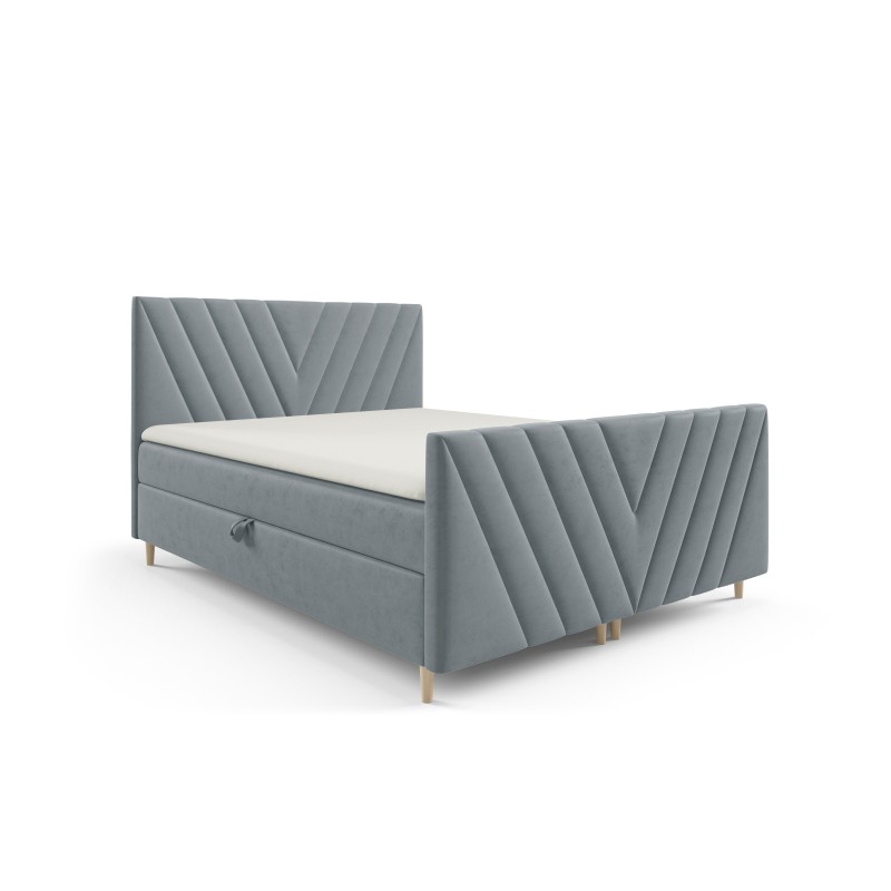 Cama continental Karo Plus con contenedor para ropa de cama tela Fresh 32 Cama continental Karo Plus con contenedor para ropa de cama tela Fresh 32