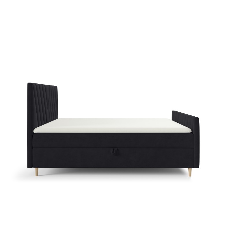 Cama continental Karo Plus con contenedor para ropa de cama, tela Fresh 17 Cama continental Karo Plus con contenedor para ropa de cama, tela Fresh 17