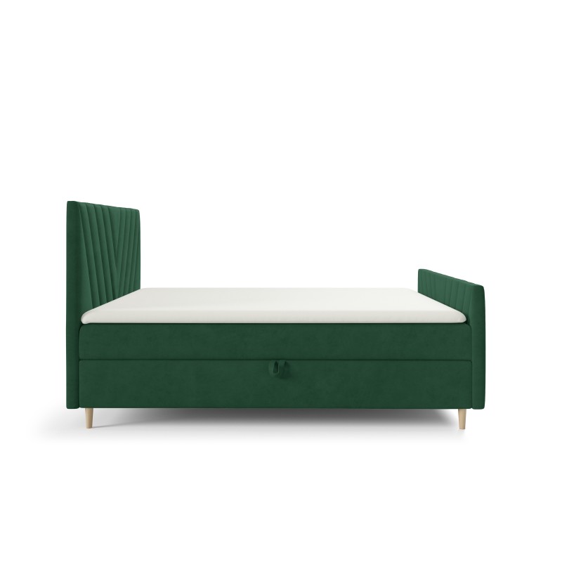 Cama continental Karo Plus con contenedor para ropa de cama, tela Fresh 13 Cama continental Karo Plus con contenedor para ropa de cama, tela Fresh 13