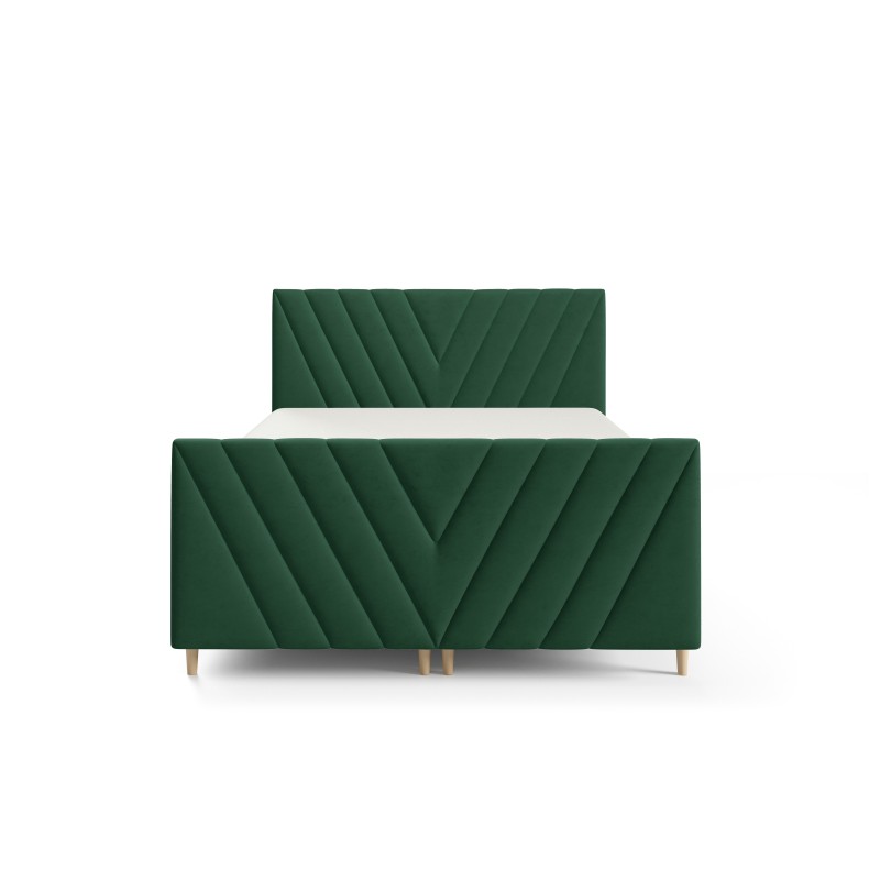 Cama continental Karo Plus con contenedor para ropa de cama, tela Fresh 13 Cama continental Karo Plus con contenedor para ropa de cama, tela Fresh 13