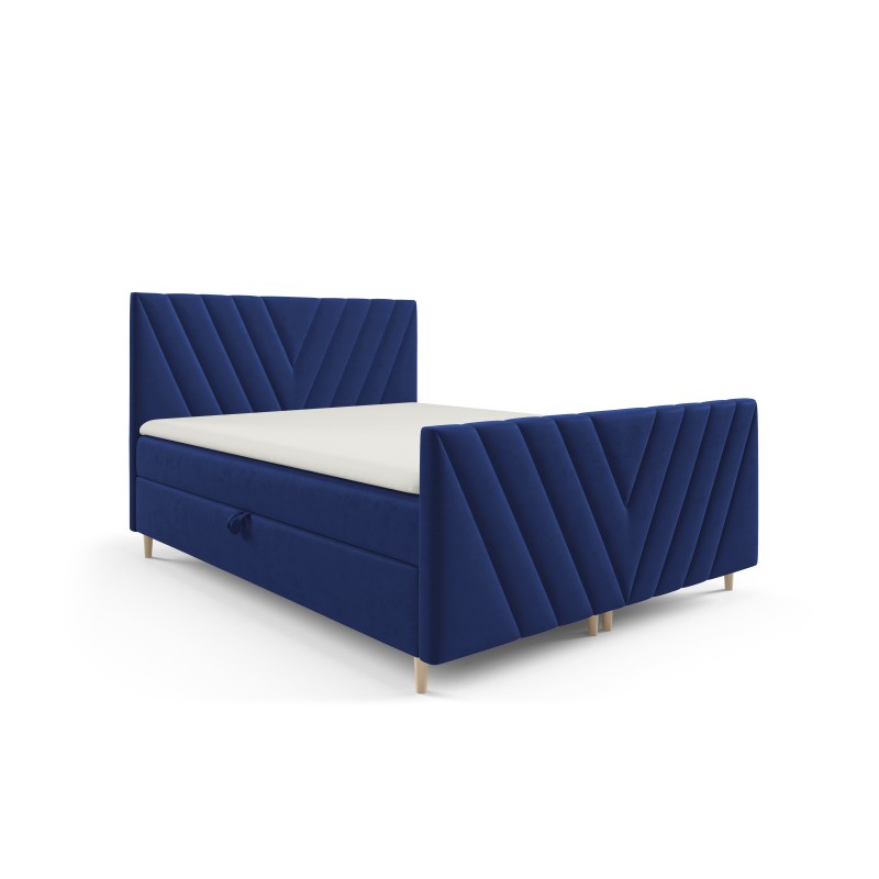 Cama continental Karo Plus con contenedor para ropa de cama tela Fresh 11 Cama continental Karo Plus con contenedor para ropa de cama tela Fresh 11