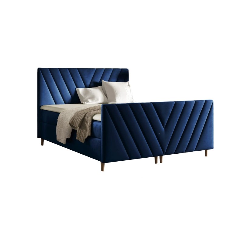 Cama continental Karo Plus con contenedor para ropa de cama tela Fresh 11 Cama continental Karo Plus con contenedor para ropa de cama tela Fresh 11