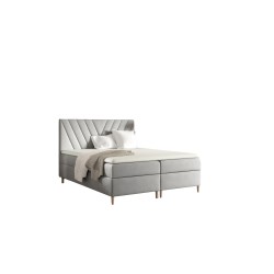Cama continental Karo con contenedor para ropa de cama, tela Fresh 84 Cama continental Karo con contenedor para ropa de cama, tela Fresh 84