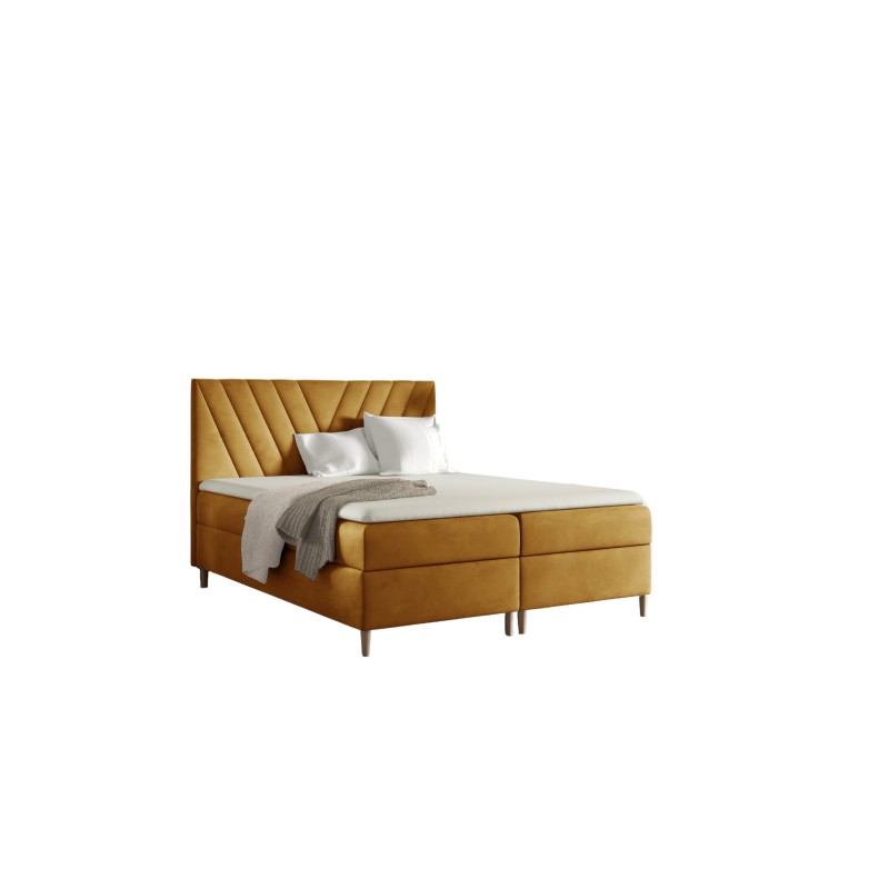 Cama continental Karo con contenedor para ropa de cama tela Fresh 48 Cama continental Karo con contenedor para ropa de cama tela Fresh 48