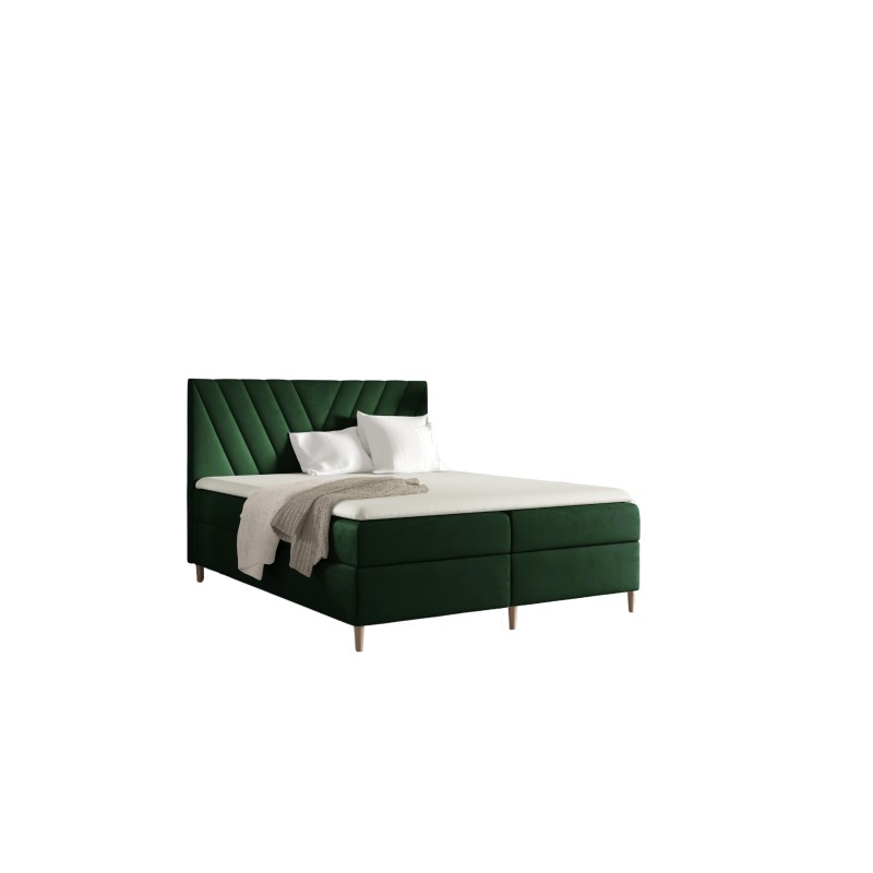 Cama continental Karo con cajón para ropa de cama, tela Fresh 13 Cama continental Karo con cajón para ropa de cama, tela Fresh 13