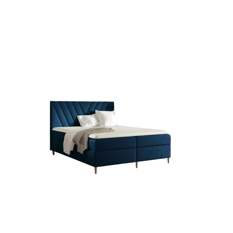 Cama continental Karo con contenedor para ropa de cama, tela Fresh 11 Cama continental Karo con contenedor para ropa de cama, tela Fresh 11
