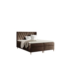 Cama continental Karo con compartimento para ropa de cama, tela Fresh 4 Cama continental Karo con compartimento para ropa de cama, tela Fresh 4