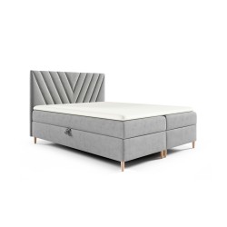 Cama continental Karo con compartimento para ropa de cama, tela Fresh 4 Cama continental Karo con compartimento para ropa de cama, tela Fresh 4