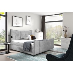 Continental bed Elmo Lux with a storage compartment for bedding, fabric Fresh 14